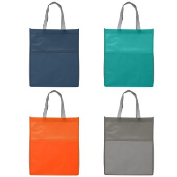 Rayna Tragetasche aus rPet mit Vordertasche Rayna Tragetasche aus rPet mit Vordertasche