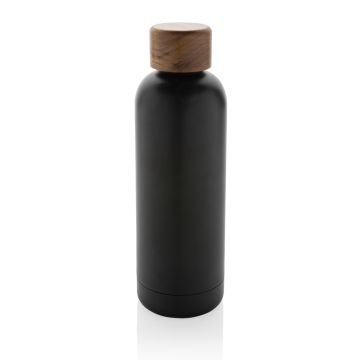Wood Vakuumflasche aus RCS recyceltem Stainless-Steel Wood Vakuumflasche aus RCS recyceltem Stainless-Steel