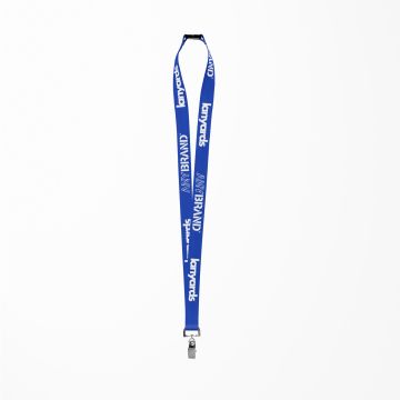 Schlüsselband - Lanyard mit Bulldog Stahlclip und Sicherheitsverschluss Schlüsselband - Lanyard mit Bulldog Stahlclip und Sicherheitsverschluss