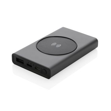 Terra 5000mAh Powerbank aus RCS Aluminium, 5W Wireless Terra 5000mAh Powerbank aus RCS Aluminium, 5W Wireless