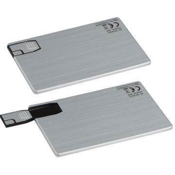 USB Karte aus Metall 4GB USB Karte aus Metall 4GB