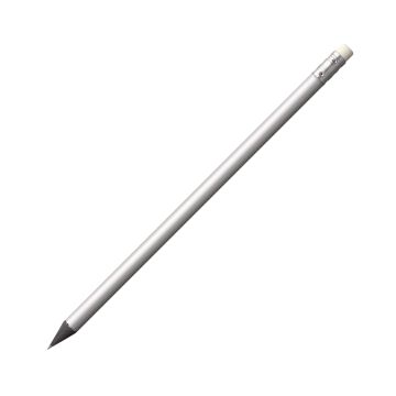 Faber-Castell Design Bleistift in silber mit Radiertip Faber-Castell Design Bleistift in silber mit Radiertip