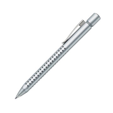 Faber-Castell GRIP 2011 Druckkugelschreiber silber Faber-Castell GRIP 2011 Druckkugelschreiber silber