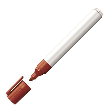 Edding 30 Brilliant Papier Marker braun mit weißer Endkappe