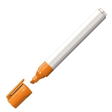Edding 33 Brilliant Papier Marker orange mit weißer Endkappe Edding 33 Brilliant Papier Marker orange mit weißer Endkappe