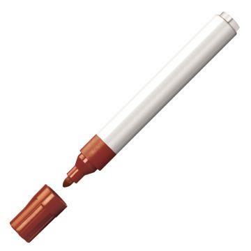 Edding 4500 Textilmarker braun mit weißer Kappe