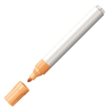 Edding 4500 Textilmarker hellorange mit weißer Kappe