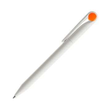 Prodir DS1 TMM Twist Kugelschreiber weiß matt mit farbigem Punkt Prodir DS1 TMM Twist Kugelschreiber weiß matt mit farbigem Punkt