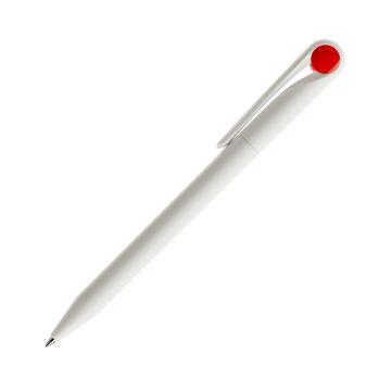 Prodir DS1 TMM Twist Kugelschreiber weiß matt mit farbigem Punkt Prodir DS1 TMM Twist Kugelschreiber weiß matt mit farbigem Punkt