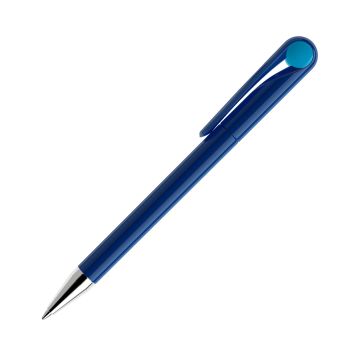 Prodir DS1 TPC Twist Kugelschreiber blau poliert mit Metallspitze und farbigem Punkt Prodir DS1 TPC Twist Kugelschreiber blau poliert mit Metallspitze und farbigem Punkt