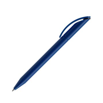 Prodir DS3 TPP Twist Kugelschreiber blau poliert mit farbigem Ring Prodir DS3 TPP Twist Kugelschreiber blau poliert mit farbigem Ring