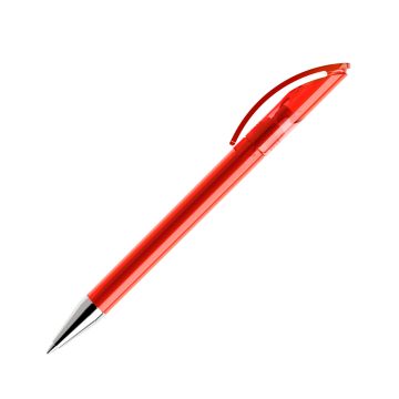 Prodir DS3 TTC Fast Lane Twist Kugelschreiber transparent mit Metallspitze