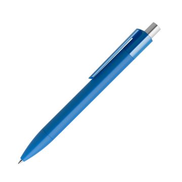 Prodir DS4 Soft Touch PRR Push Kugelschreiber mit satiniertem Metalldrücker