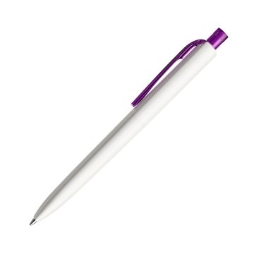 Prodir DS8 PMM Push Kugelschreiber weiß matt mit transparentem Drücker und Clip Prodir DS8 PMM Push Kugelschreiber weiß matt mit transparentem Drücker und Clip