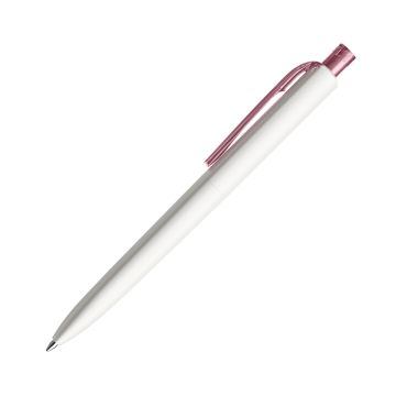 Prodir DS8 PMM Push Kugelschreiber weiß matt mit transparentem Drücker und Clip Prodir DS8 PMM Push Kugelschreiber weiß matt mit transparentem Drücker und Clip