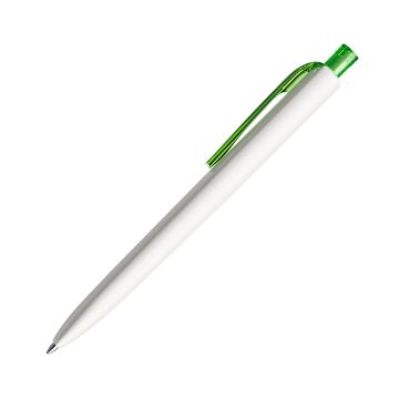 Prodir DS8 PMM Push Kugelschreiber weiß matt mit transparentem Drücker und Clip Prodir DS8 PMM Push Kugelschreiber weiß matt mit transparentem Drücker und Clip