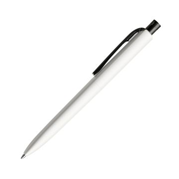 Prodir DS8 PMM Push Kugelschreiber weiß matt mit transparentem Drücker und Clip Prodir DS8 PMM Push Kugelschreiber weiß matt mit transparentem Drücker und Clip
