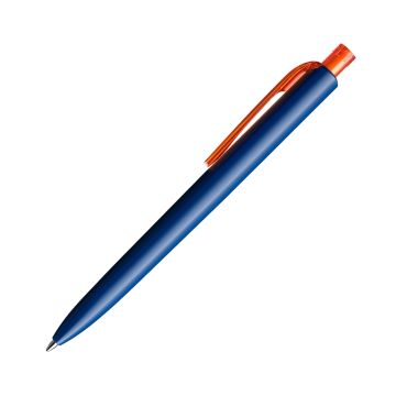Prodir DS8 PPP Push Kugelschreiber blau poliert mit transparentem Drücker und Clip Prodir DS8 PPP Push Kugelschreiber blau poliert mit transparentem Drücker und Clip