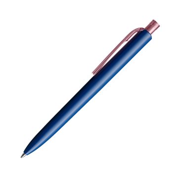 Prodir DS8 PPP Push Kugelschreiber blau poliert mit transparentem Drücker und Clip Prodir DS8 PPP Push Kugelschreiber blau poliert mit transparentem Drücker und Clip