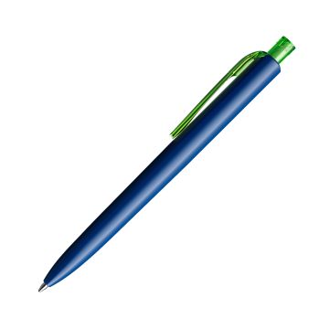 Prodir DS8 PPP Push Kugelschreiber blau poliert mit transparentem Drücker und Clip Prodir DS8 PPP Push Kugelschreiber blau poliert mit transparentem Drücker und Clip