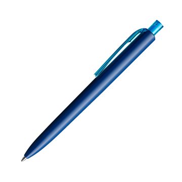 Prodir DS8 PPP Push Kugelschreiber blau poliert mit transparentem Drücker und Clip Prodir DS8 PPP Push Kugelschreiber blau poliert mit transparentem Drücker und Clip