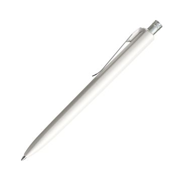 Prodir DS8 PSM Push Kugelschreiber weiß poliert mit Standardmetallclip Prodir DS8 PSM Push Kugelschreiber weiß poliert mit Standardmetallclip