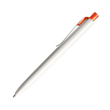 Prodir DS8 PSM Push Kugelschreiber weiß poliert mit Standardmetallclip Prodir DS8 PSM Push Kugelschreiber weiß poliert mit Standardmetallclip