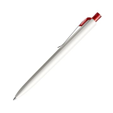 Prodir DS8 PSM Push Kugelschreiber weiß poliert mit Standardmetallclip Prodir DS8 PSM Push Kugelschreiber weiß poliert mit Standardmetallclip