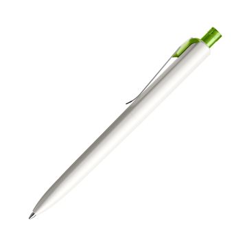 Prodir DS8 PSM Push Kugelschreiber weiß poliert mit Standardmetallclip Prodir DS8 PSM Push Kugelschreiber weiß poliert mit Standardmetallclip