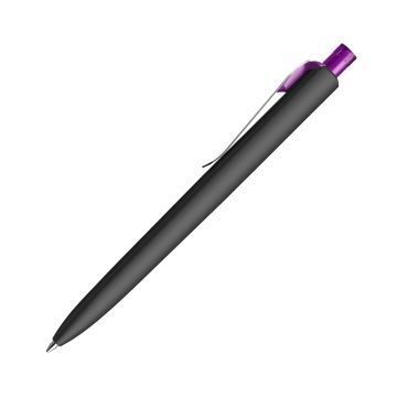 Prodir DS8 PSR Soft Touch Kugelschreiber schwarz mit Standardmetallclip Prodir DS8 PSR Soft Touch Kugelschreiber schwarz mit Standardmetallclip