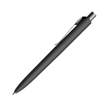 Prodir DS8 Soft Touch PSR Push Kugelschreiber schwarz mit Metallclip und Metalldrücker Prodir DS8 Soft Touch PSR Push Kugelschreiber schwarz mit Metallclip und Metalldrücker