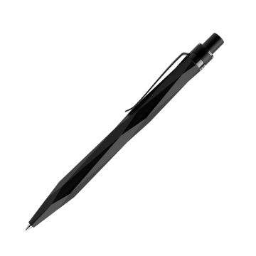 Prodir QS20 PQS Stone Push Kugelschreiber schwarz mit Metallclip Prodir QS20 PQS Stone Push Kugelschreiber schwarz mit Metallclip