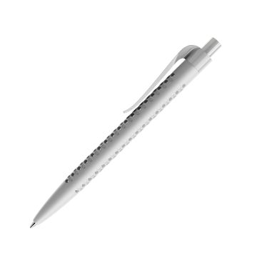Prodir QS40 PMP Push Kugelschreiber matt mit Clip Curve polished Prodir QS40 PMP Push Kugelschreiber matt mit Clip Curve polished