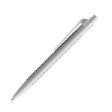 Prodir QS40 PMP Push Kugelschreiber matt mit Clip gerade polished Prodir QS40 PMP Push Kugelschreiber matt mit Clip gerade polished