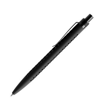 Prodir QS40 Soft Touch PRS Push Kugelschreiber schwarz mit Metallclip Prodir QS40 Soft Touch PRS Push Kugelschreiber schwarz mit Metallclip