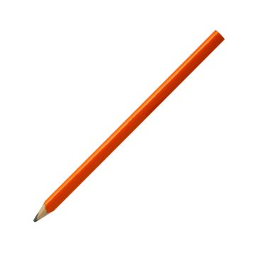 Zimmermansbleistift 24cm oval, gespitzt in orange