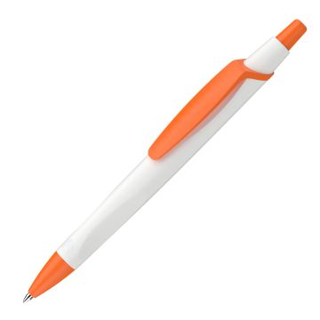 Schneider Reco Max Kugelschreiber weiß / orange Schneider Reco Max Kugelschreiber weiß / orange