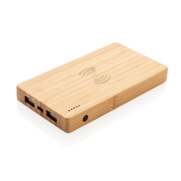 Bambus 4.000 mAh Wireless 5W Powerbank Bambus 4.000 mAh Wireless 5W Powerbank