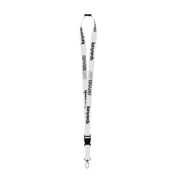 Schlüsselband - Lanyard mit Oval Hook Kunststoffclip, Sicherheitsverschluss und Trennclip