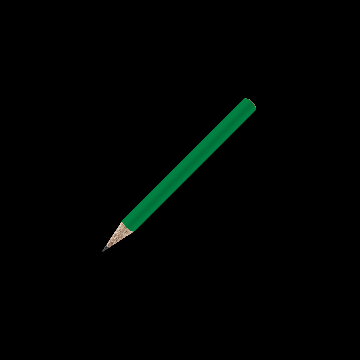 Bleistift rund farbig, kurz, FSC green Bleistift rund farbig, kurz, FSC green