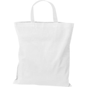 Baumwolltasche mit kurzen Henkeln Baumwolltasche mit kurzen Henkeln