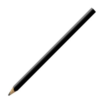 Zimmermannsbleistift oval glänzend, 24 cm, HB, FSC black Zimmermannsbleistift oval glänzend, 24 cm, HB, FSC black