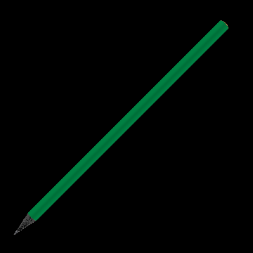 Designbleistift rund schwarz durchgefärbt farbig, FSC green Designbleistift rund schwarz durchgefärbt farbig, FSC green