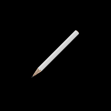 Bleistift sechskant farbig kurz, FSC white Bleistift sechskant farbig kurz, FSC white