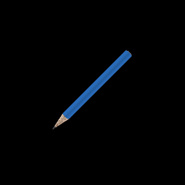 Bleistift rund farbig, kurz, FSC blue Bleistift rund farbig, kurz, FSC blue