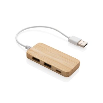 Bambus-Hub mit Type-C Bambus-Hub mit Type-C