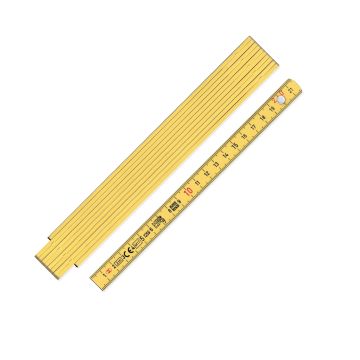 LongLife Zollstock gelb aus Kunststoff (2m)