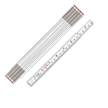 Stabila Zollstock 1607 weiß (2m) inch / cm Skala - Serie 600