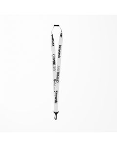 Schlüsselband - Lanyard mit J-Hook Kunststoffclip und Sicherheitsverschluss