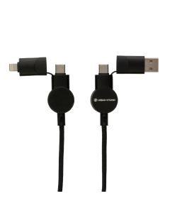 Oakland RCS rKunststoff 1,2m 6-in-1 Fast-Charging 45W Kabel